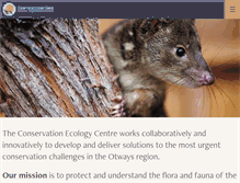 Tablet Screenshot of conservationecologycentre.org